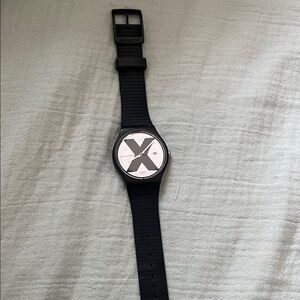 Swatch Black XX-Rated Watch - needs battery